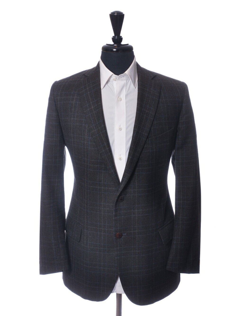 Brooks Brothers Dark Green Check Fitzgerald Blazer 44R 38052